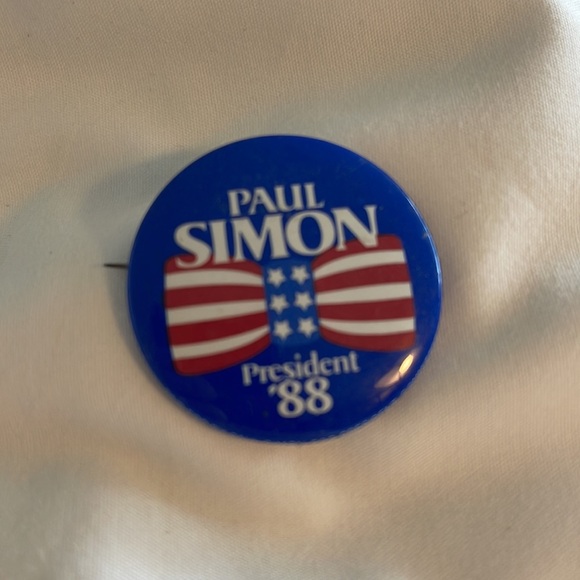 Vintage Paul Simon President '88 Pin  Bow Tie. - Picture 2 of 4